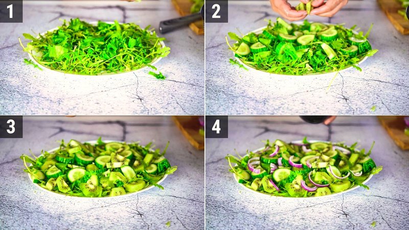 Image of the recipe cooking step-2-1 for Kiwi Salad