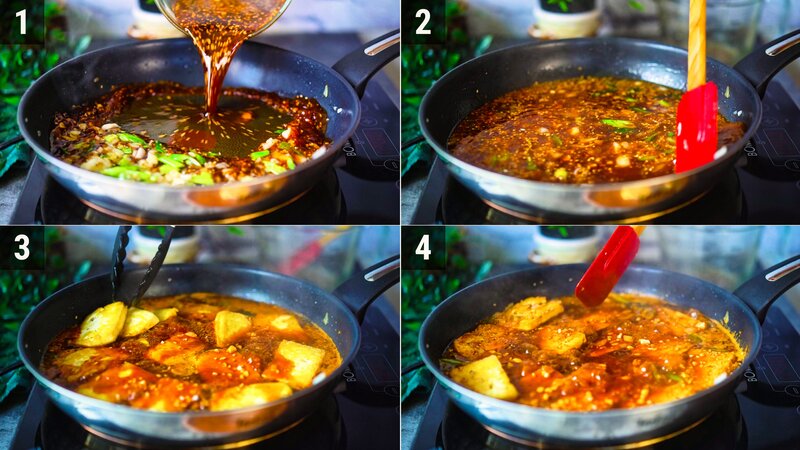 Image of the recipe cooking step-5-2 for Korean Braised Tofu