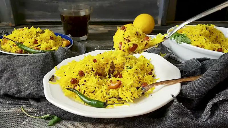 Image of the recipe cooking step-1-7 for Lemon Rice Recipe - How To Make South Indian Lemon Rice