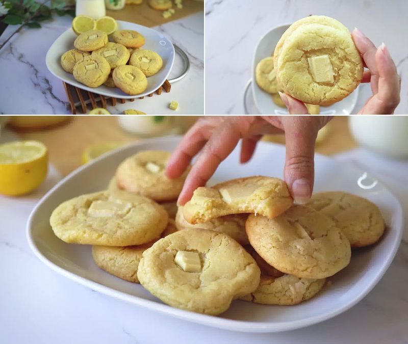 Image of the recipe cooking step-1-12 for Lemon White Chocolate Cookies