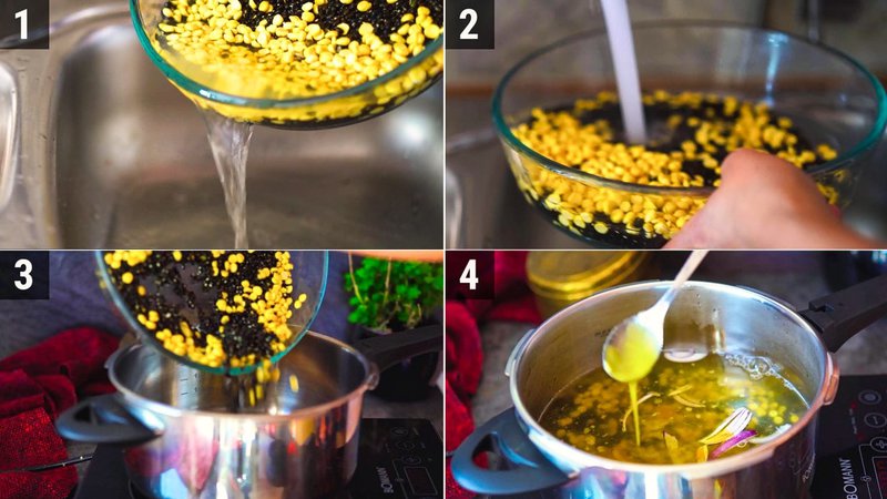Image of the recipe cooking step-2-1 for Maa ki Dal | Kali Dal | Black Gram Dal
