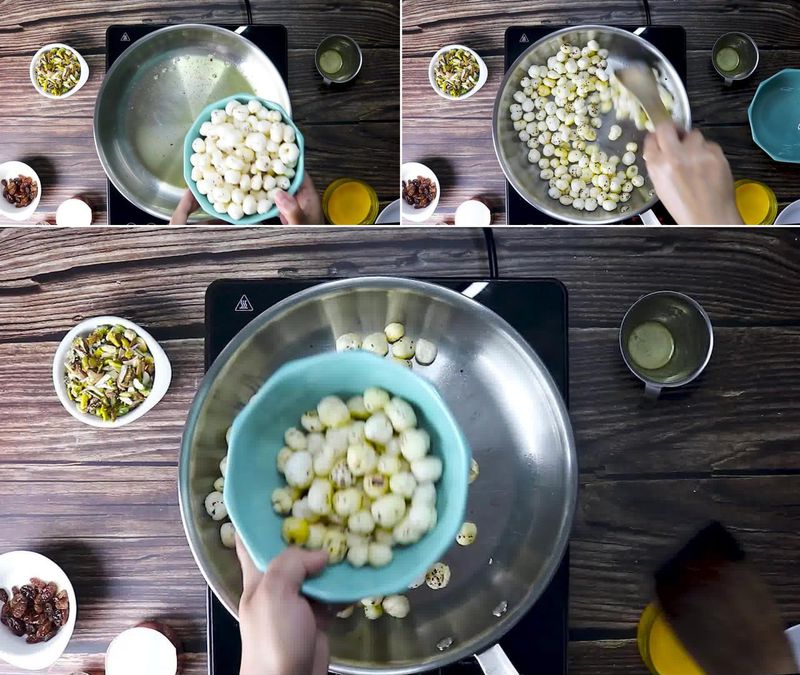 Image of the recipe cooking step-1-2 for Makhana Kheer | Makhane Ki Kheer