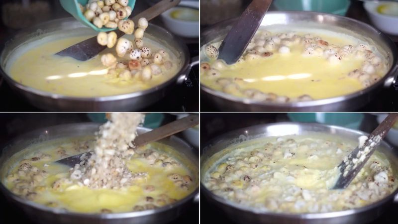 Image of the recipe cooking step-1-5 for Makhana Kheer | Makhane Ki Kheer