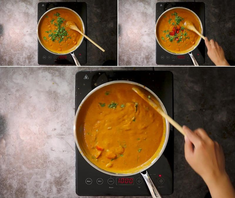 Image of the recipe cooking step-2-10 for Makhani Pasta