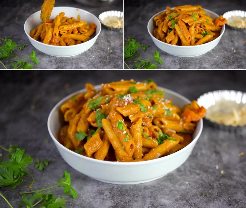 Image of the recipe cooking step-2-12 for Makhani Pasta
