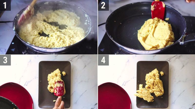 Image of the recipe cooking step-1-8 for Malai Ladoo