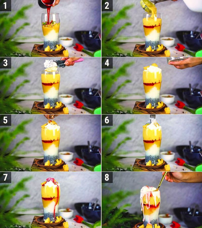 Image of the recipe cooking step-5-2 for Mango Falooda