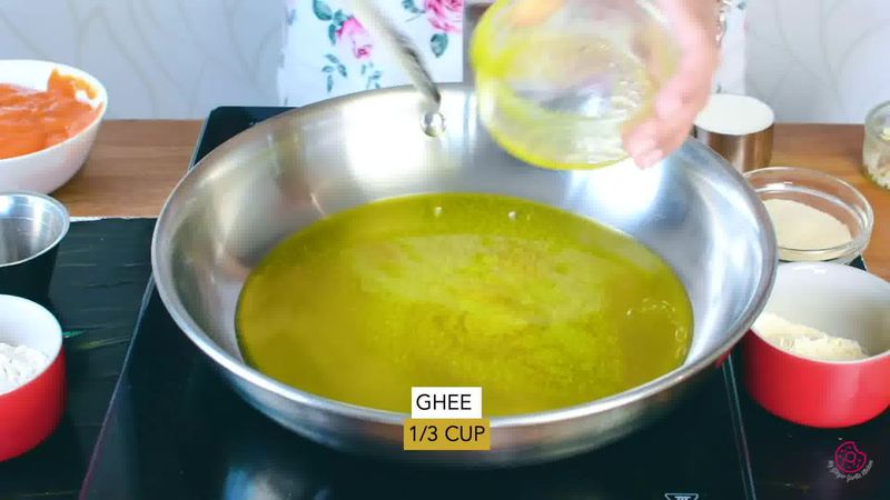 Image of the recipe cooking step-1-1 for Mango Halwa