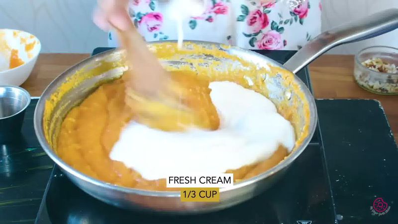 Image of the recipe cooking step-1-10 for Mango Halwa