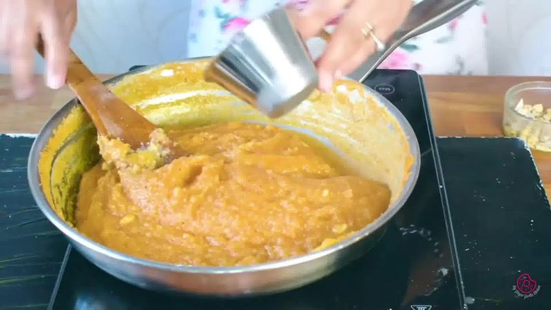 Image of the recipe cooking step-1-12 for Mango Halwa