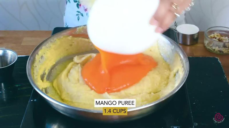 Image of the recipe cooking step-1-6 for Mango Halwa