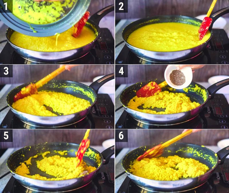 Image of the recipe cooking step-1-3 for Mango Kalakand