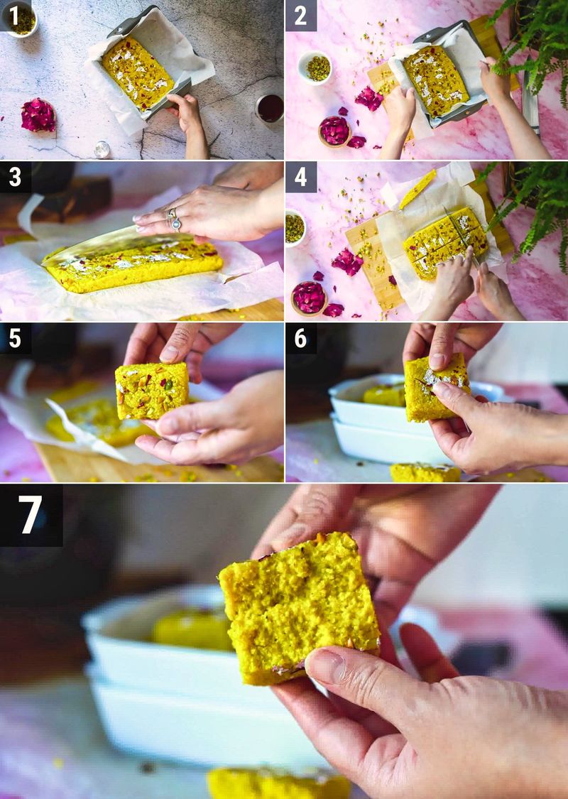 Image of the recipe cooking step-1-6 for Mango Kalakand