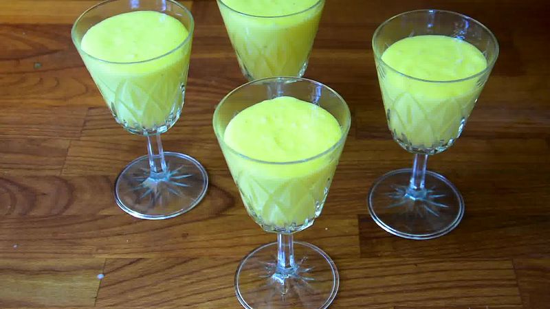 Image of the recipe cooking step-1-3 for Mango Lassi (Video)