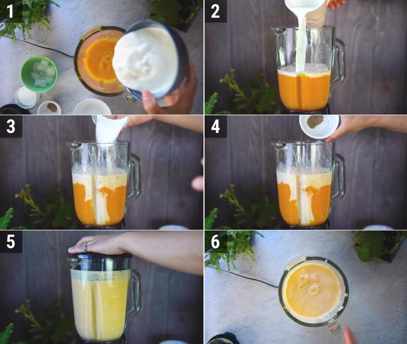 Image of the recipe cooking step-1-2 for Mango Lassi