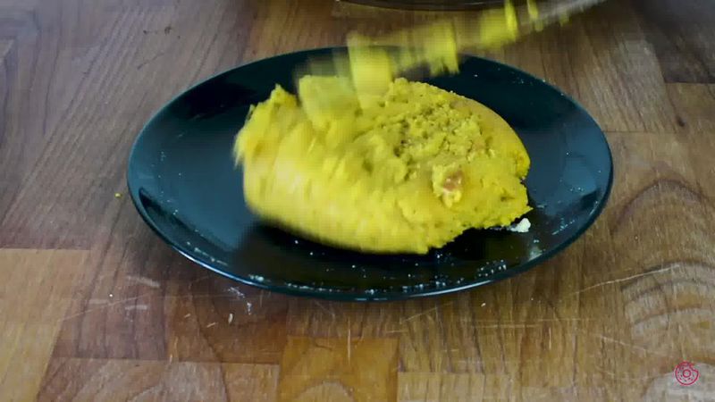 Image of the recipe cooking step-1-14 for Mango Peda