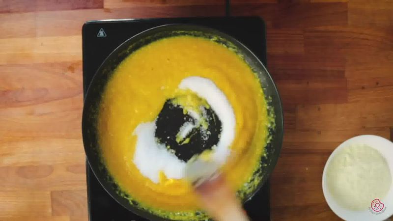 Image of the recipe cooking step-1-5 for Mango Peda