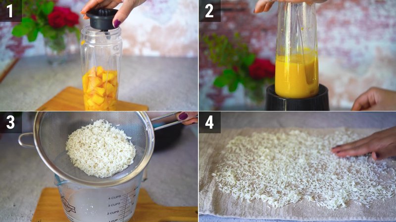 Image of the recipe cooking step-1-2 for Mango Phirni