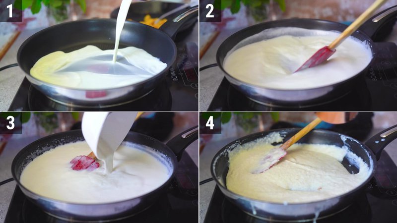 Image of the recipe cooking step-1-4 for Mango Phirni