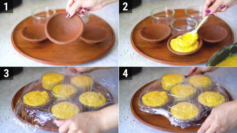 Image of the recipe cooking step-1-7 for Mango Phirni