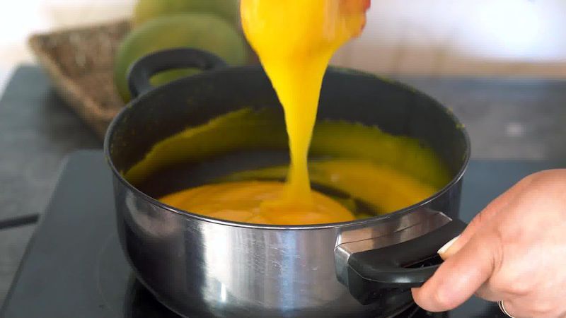Image of the recipe cooking step-1-5 for Mango Pudding