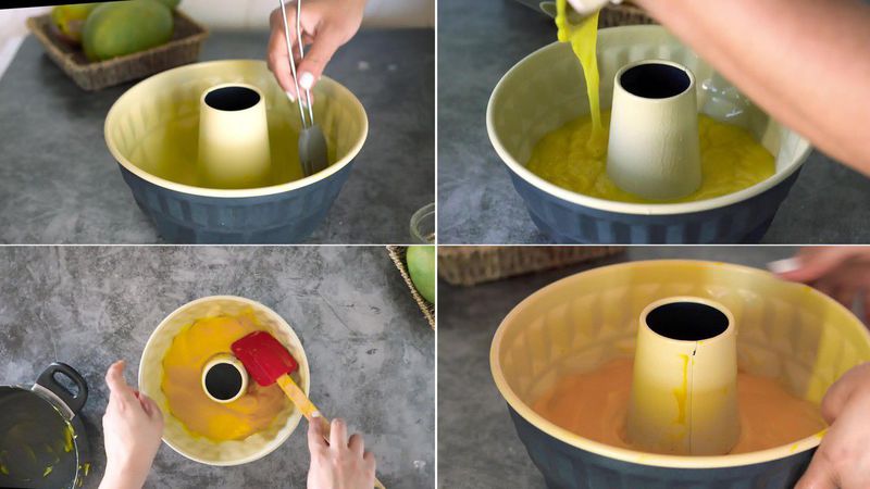 Image of the recipe cooking step-1-6 for Mango Pudding