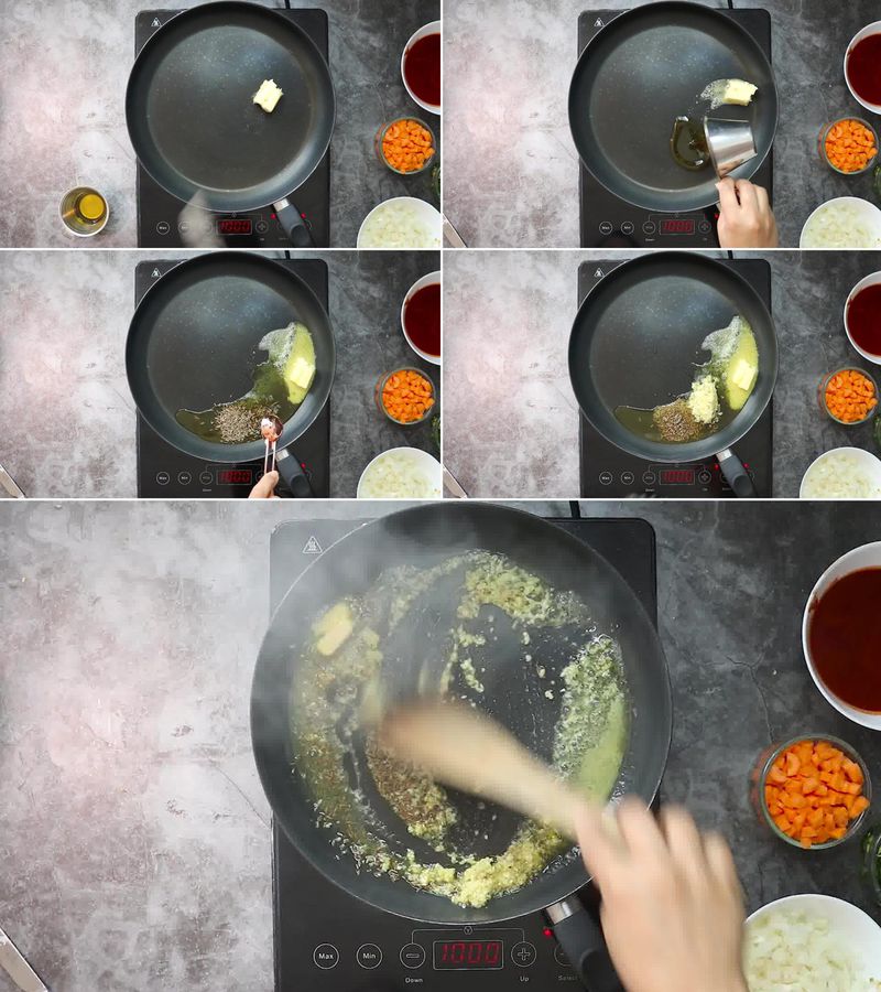 Image of the recipe cooking step-2-1 for Masala Pasta Recipe | Indian Style Pasta