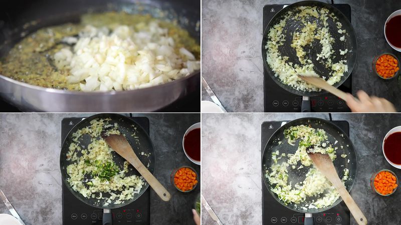 Image of the recipe cooking step-2-2 for Masala Pasta Recipe | Indian Style Pasta