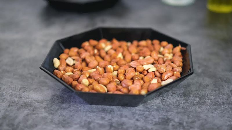 Image of the recipe cooking step-1-3 for Masala Peanuts (Air Fryer, Baked and Fried Recipe)