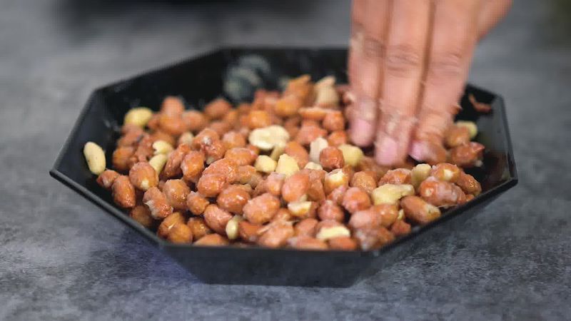 Image of the recipe cooking step-1-5 for Masala Peanuts (Air Fryer, Baked and Fried Recipe)