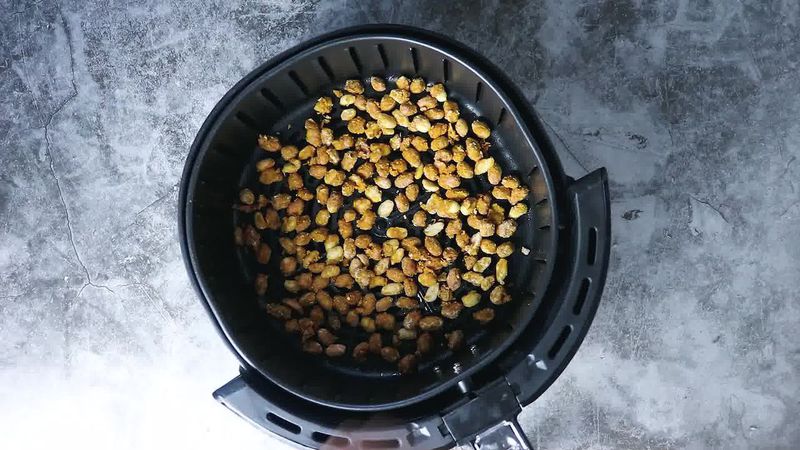 Image of the recipe cooking step-5-2 for Masala Peanuts (Air Fryer, Baked and Fried Recipe)