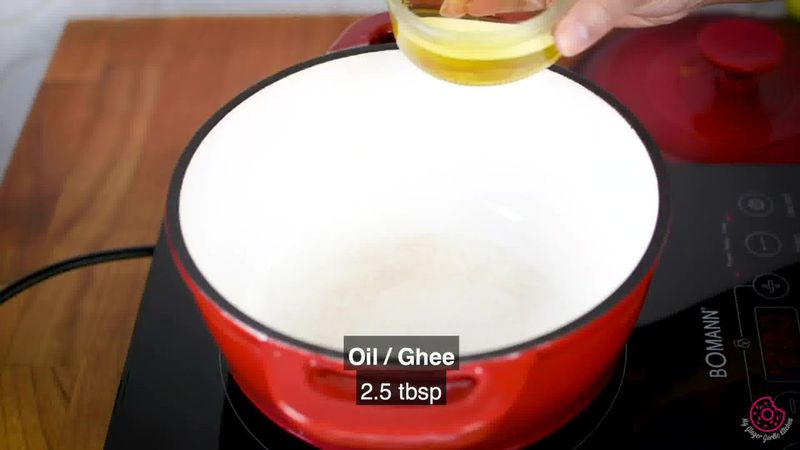 Image of the recipe cooking step-3-1 for Matar Pulao (Pan, Pressure Cooker, and Instant Pot Recipe)