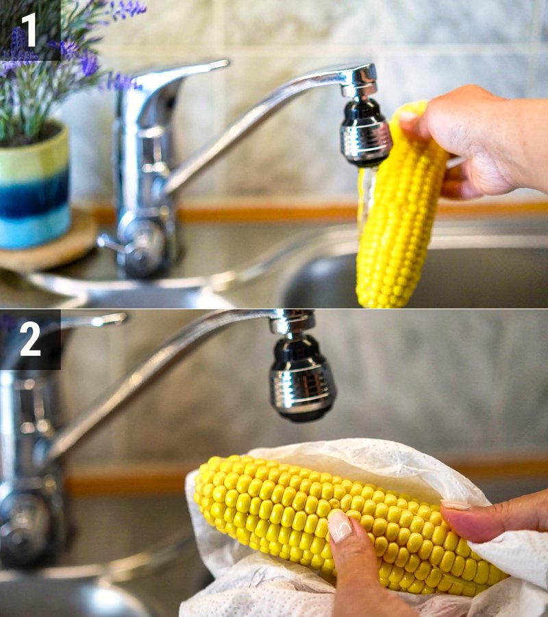 Image of the recipe cooking step-1-2 for Mexican Street Corn (Elote) Recipe