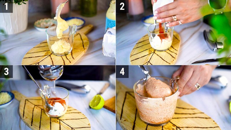Image of the recipe cooking step-1-3 for Mexican Street Corn (Elote) Recipe