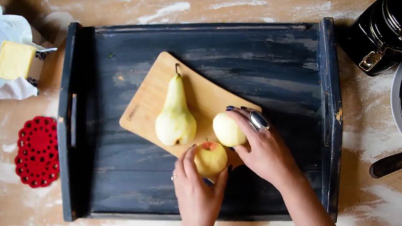 Image of the recipe cooking step-1-1 for Mini Apple Pear Tarte Tatin