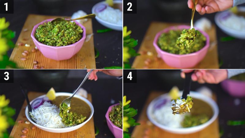Image of the recipe cooking step-1-6 for Mirchi Ka Thecha