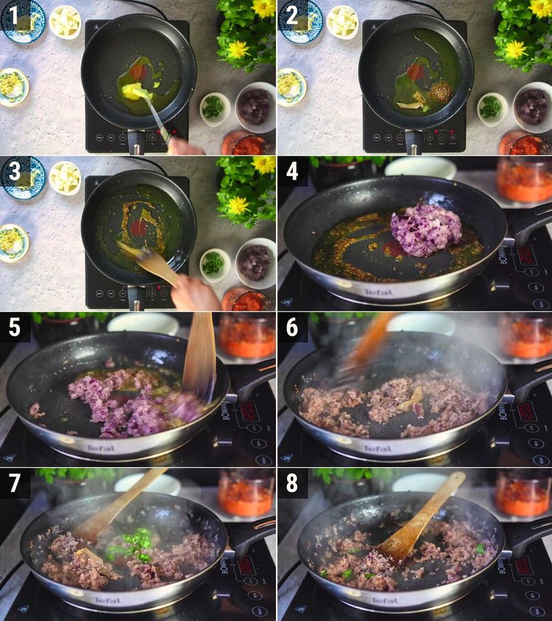Image of the recipe cooking step-1-3 for Mix Veg Recipe
