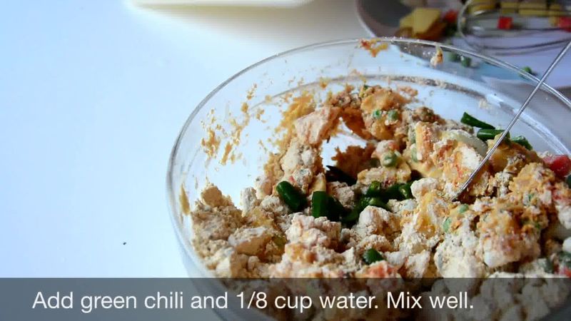 Image of the recipe cooking step-1-4 for Mix Vegetable Pakora | Video Recipe