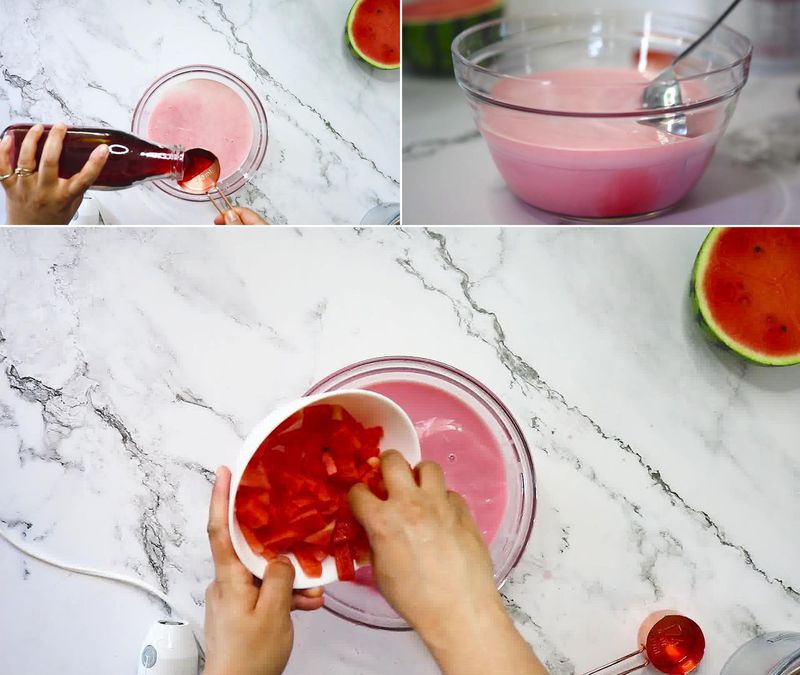 Image of the recipe cooking step-1-5 for Mohabbat Ka Sharbat - Watermelon Rose Drink