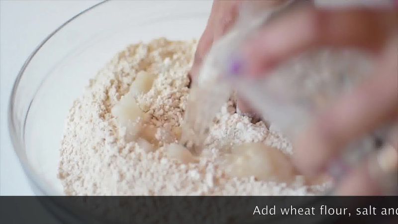 Image of the recipe cooking step-2-2 for Mushroom Kale Stuffed Paratha (Video)