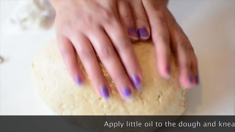 Image of the recipe cooking step-2-3 for Mushroom Kale Stuffed Paratha (Video)