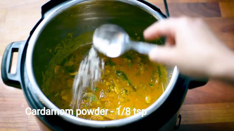 Image of the recipe cooking step-1-15 for Mushroom Masala Curry (Instant Pot + Cooker + Pan)