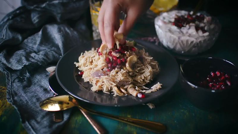 Image of the recipe cooking step-2-17 for Mushroom Pulao Recipe (Pressure Cooker – Instant Pot)