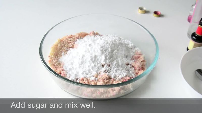 Image of the recipe cooking step-1-4 for No Bake Almond Flower Cookies - Badam Katli