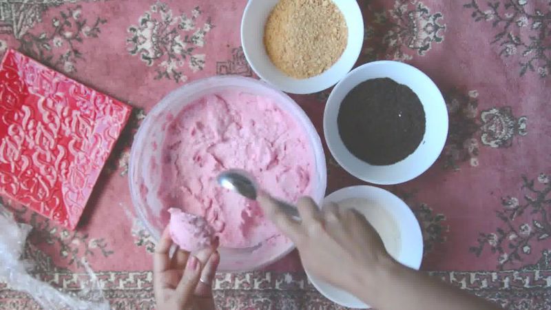 Image of the recipe cooking step-1-7 for No Bake Strawberry Cheesecake Bites