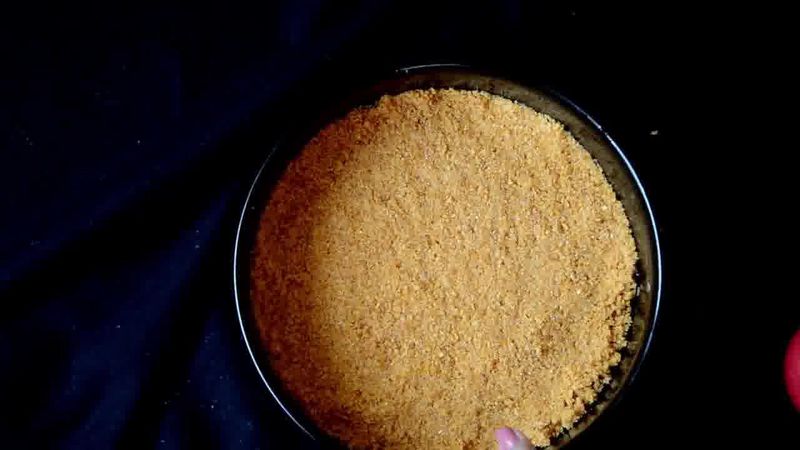 Image of the recipe cooking step-2-1 for Zebra Cheesecake Recipe  (No-Bake | Gluten Free)