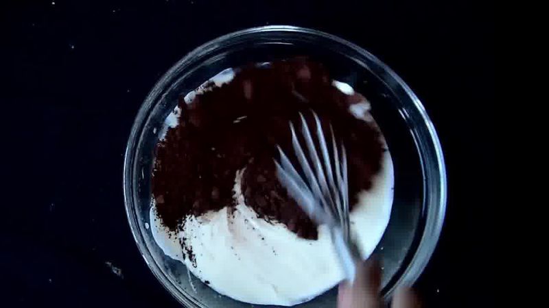 Image of the recipe cooking step-5-7 for Zebra Cheesecake Recipe  (No-Bake | Gluten Free)