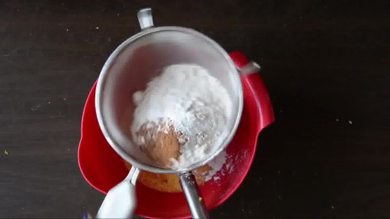 Image of the recipe cooking step-1-4 for Oats Orange Eggless Muffins 3 Ways (Video)