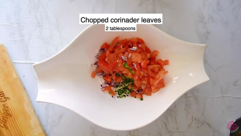 Image of the recipe cooking step-1-2 for Onion Tomato Raita