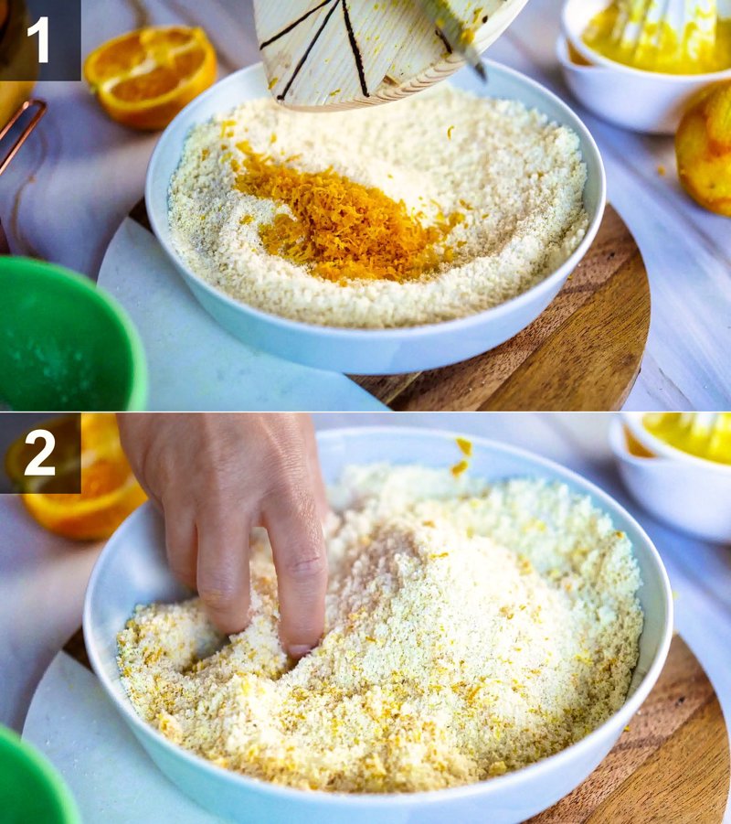 Image of the recipe cooking step-2-2 for Orange Almond Cookies